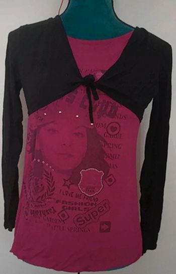 t-shirt manches longues taille 36