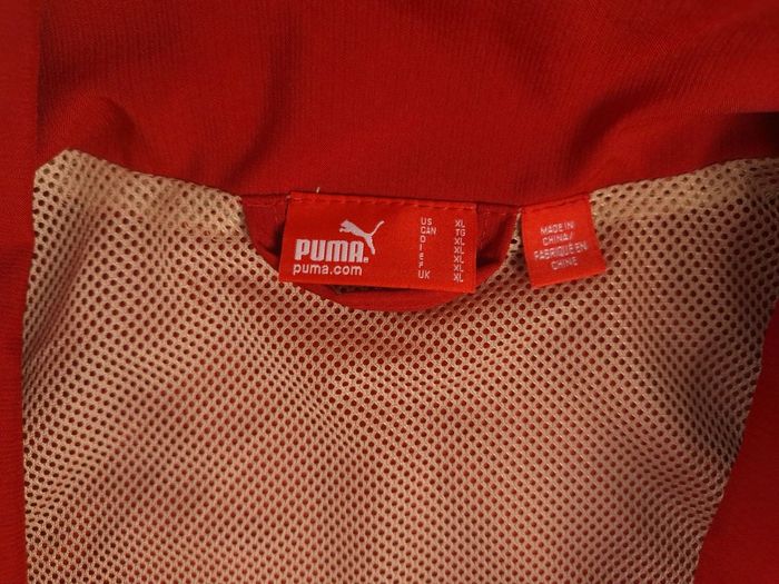 Veste coupe-vent Puma rouge vintage – Homme XL (678) - photo numéro 9
