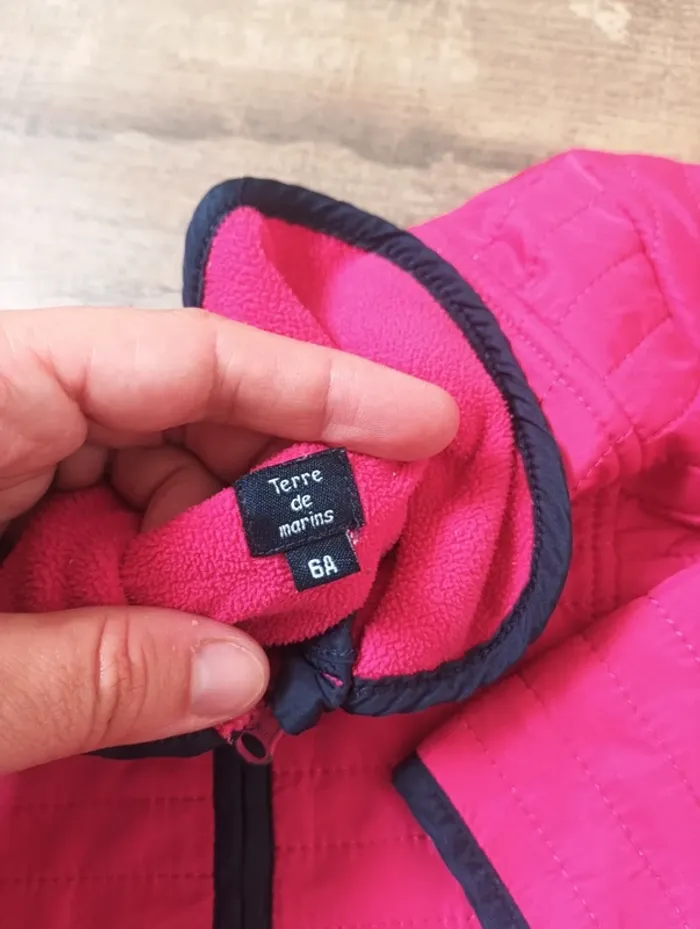 Veste polaire zippé Fille 6 ans Terre de marins - photo numéro 2