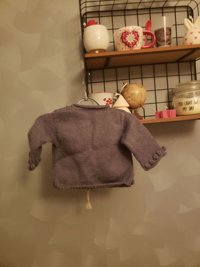 Veste tricotée 🎀 fait main 3€ - photo numéro 3