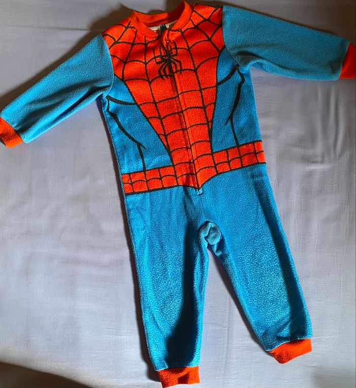 Pyjama combinaison Spiderman zip - photo numéro 2
