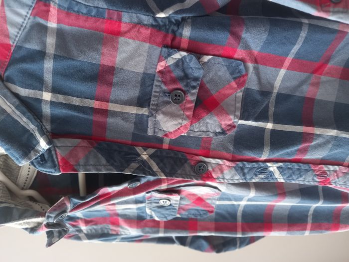 Surchemise à capuche garçon 3 ans Tape à l’Œil – Carreaux, excellent état - photo numéro 6