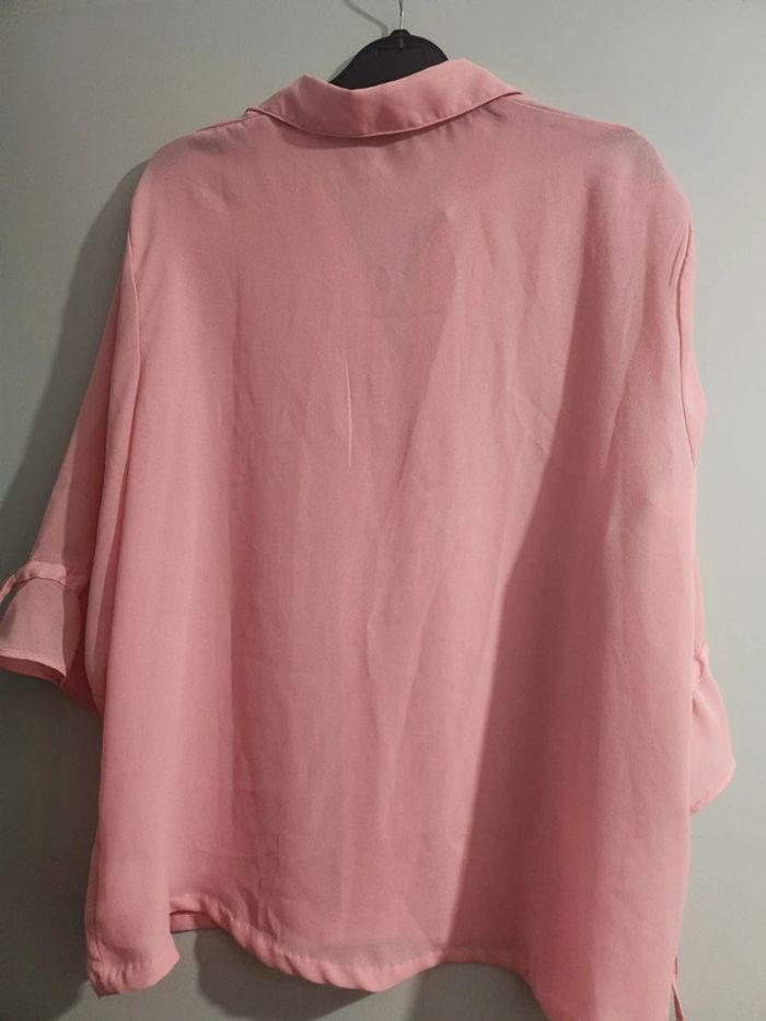 Haut chemisier rose coquette - photo numéro 6