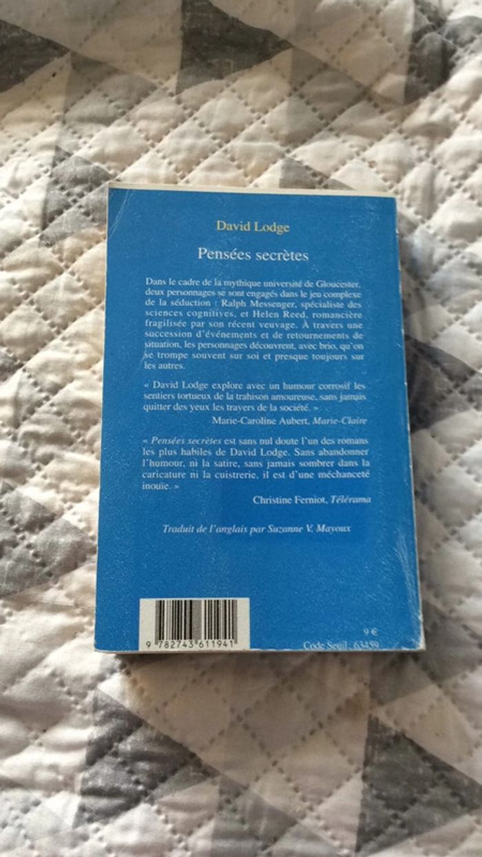 #pensées secrètes David Lodge - photo numéro 4