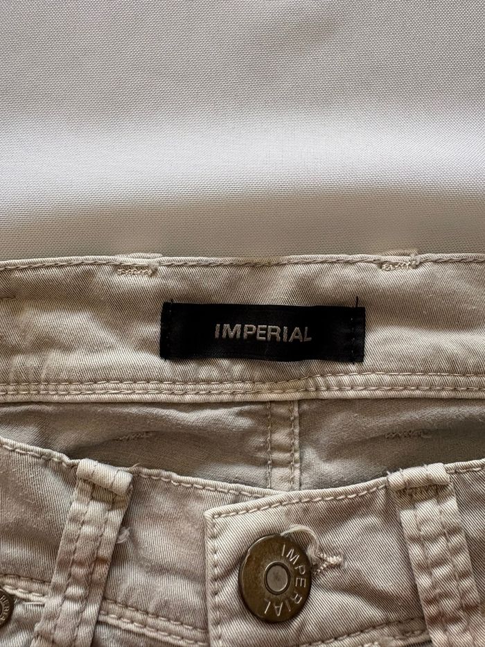 Bermuda marron/beige dégradé avec trous - Imperial - XL/42 - photo numéro 4