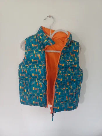 Doudoune sans manche reversible