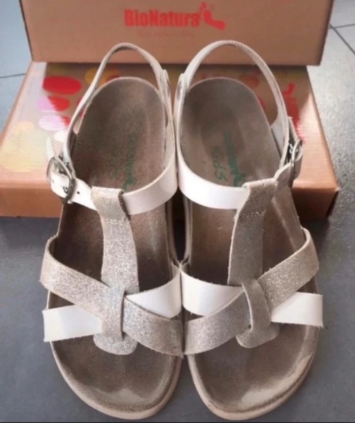 Sandales en cuir