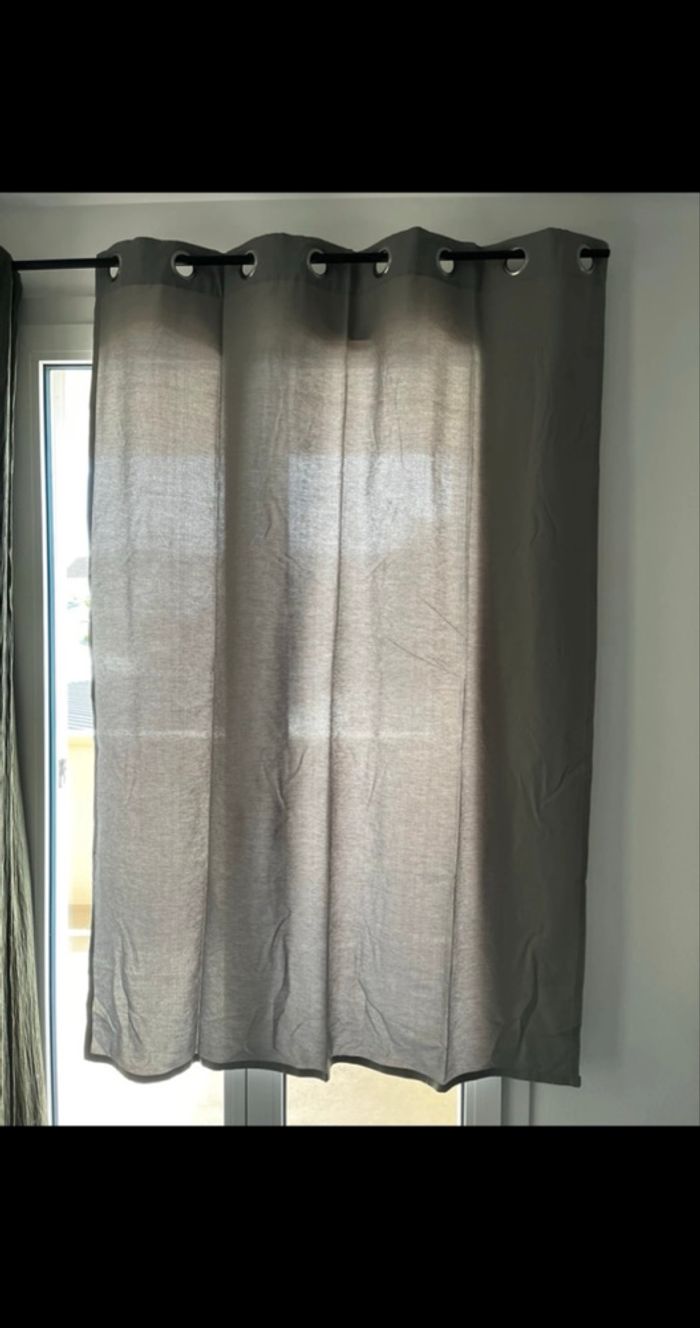 Rideau gris
