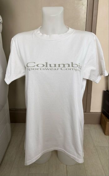 T-shirt Columbia blanc Taille M 