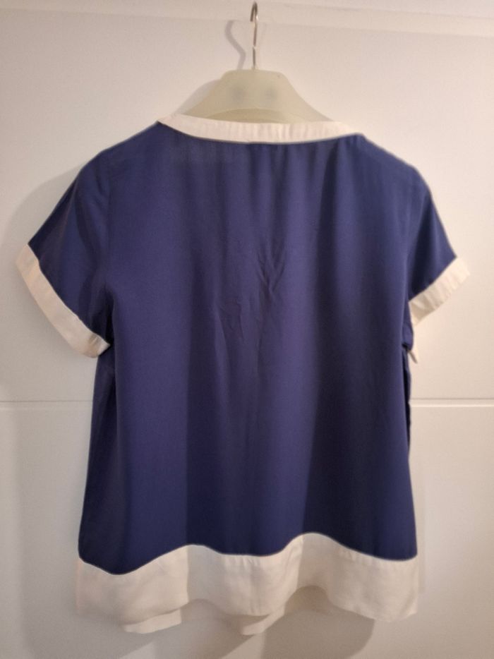 Top bicolore soft grey - photo numéro 2