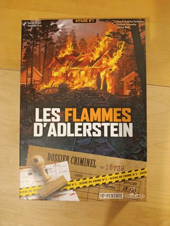 Jeu d'enquête / Les flammes d'Adlerstein