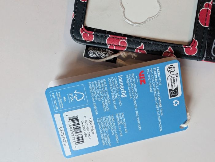 Loungefly : Naruto - Porte Carte Akatsuki - photo numéro 4