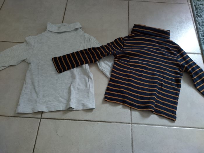 Lot de 2 col roulé okaidi