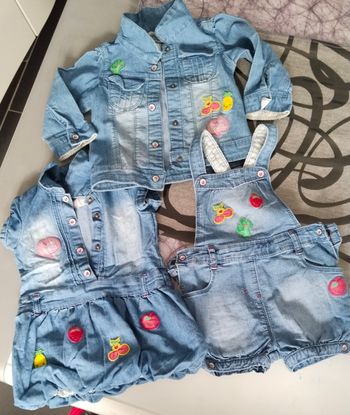 Lot d'ensemble fille 6 mois