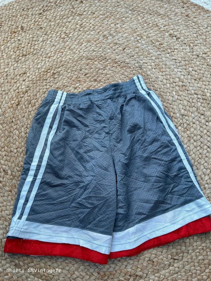 Short Starter Homme Réversible Gris/Blanc/Rouge Taille S | Très Bon État | SNVintagefr | BS456 - photo numéro 2