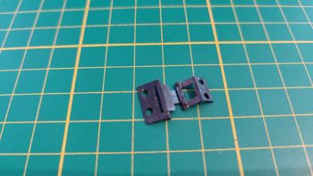 Charnière couvercle de coffre seule 78-3 numéro 78 n°78 pièce détachée Citroën 2CV 2 CV Charleston 1