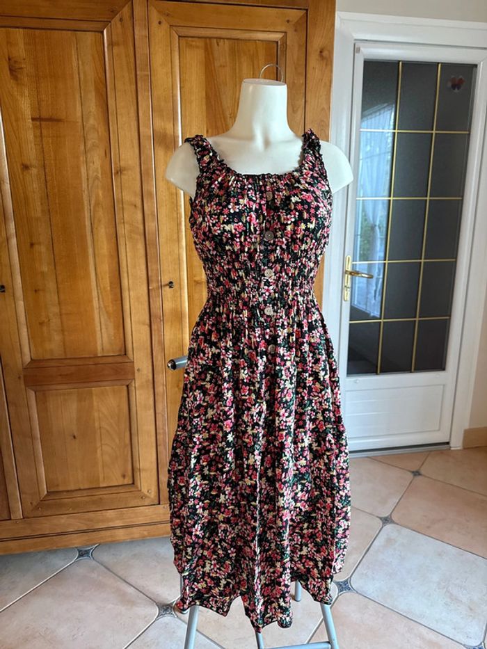 Robe taille unique fleurie femme