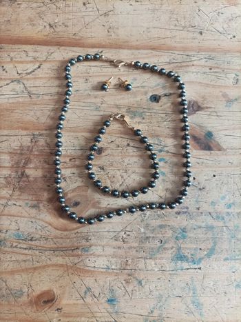 Parure perles vintage