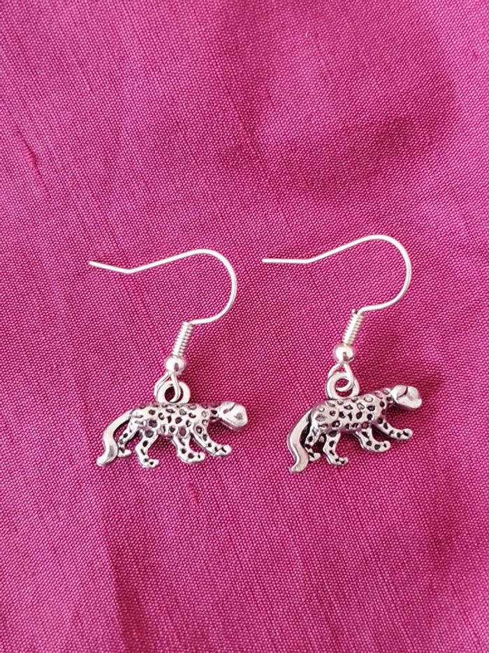 Boucles d'oreilles léopard