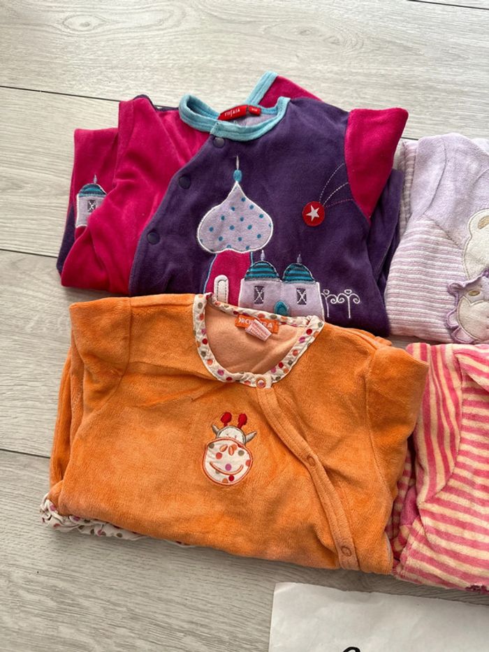 Lot de 4 pyjamas 9 mois - photo numéro 3