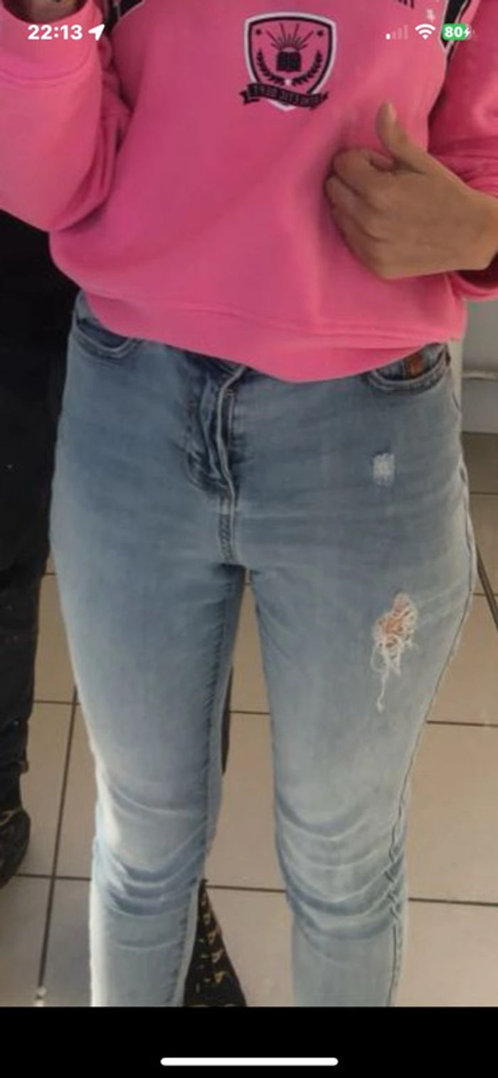 Pantalon denim - photo numéro 4