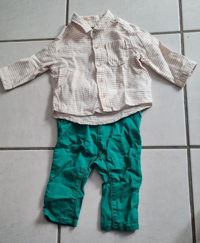 lot de vêtements automne/hiver 6 mois 67cm environ - photo numéro 11