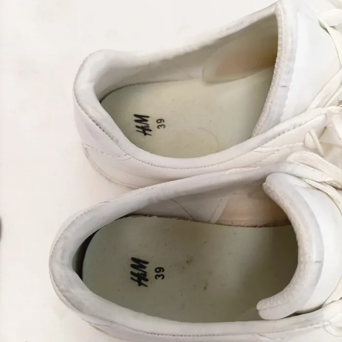 Baskets blanches H&M taille 39 C039 - photo numéro 6