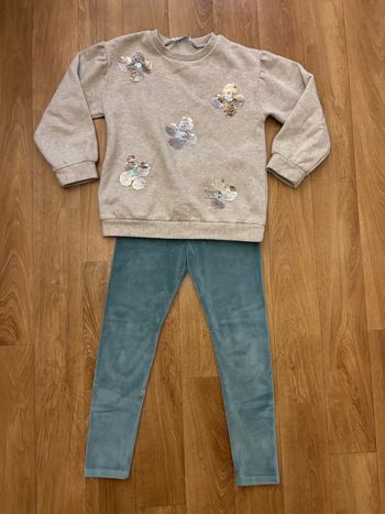Ensemble sweat + legging fille 6 ans