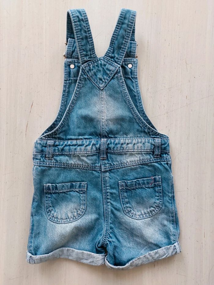 Salopette short en jean 2A - photo numéro 2