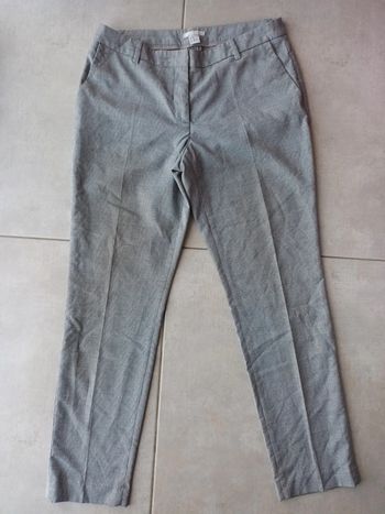 Pantalon type jacquard 40