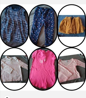 Lot de vêtements fille 18mois 