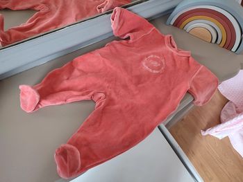 Pyjama vieux rose 3 mois Petit Bateau
