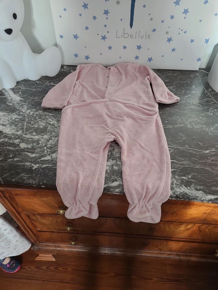 Pyjama velours tape à l'œil t.12 mois - photo numéro 7