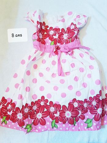 Robe girl's kid's 8 ans
