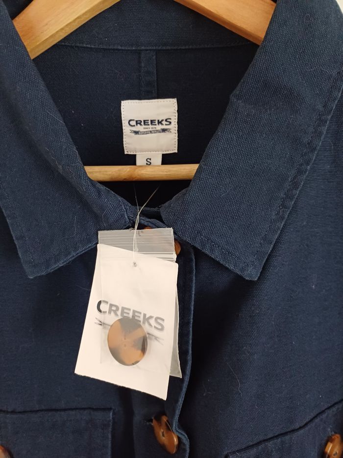 Veste bleue Creeks Taille S 36 - photo numéro 2