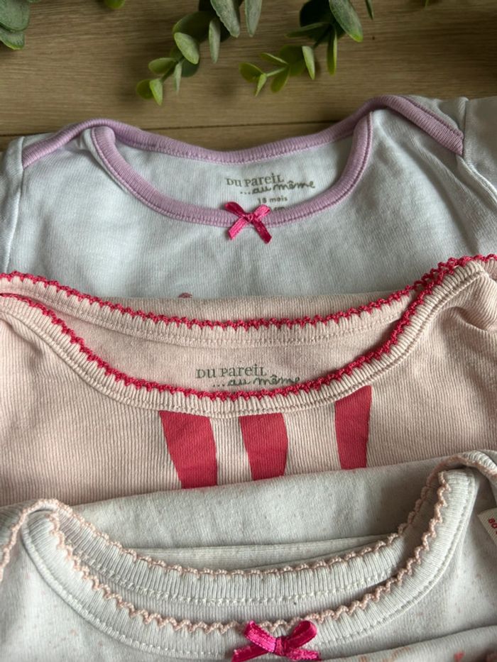 Lot de 5 bodies ML 18 mois - photo numéro 2