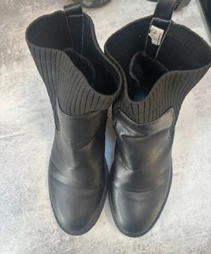Bottines noirs femme taille 40 - photo numéro 4
