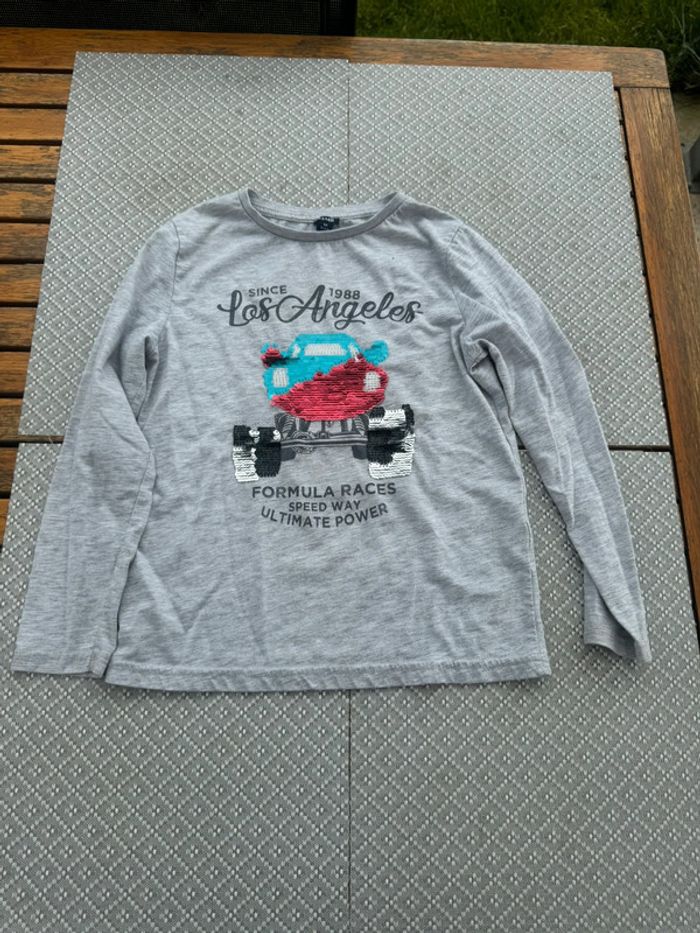 T-shirt manches longues 8 ans