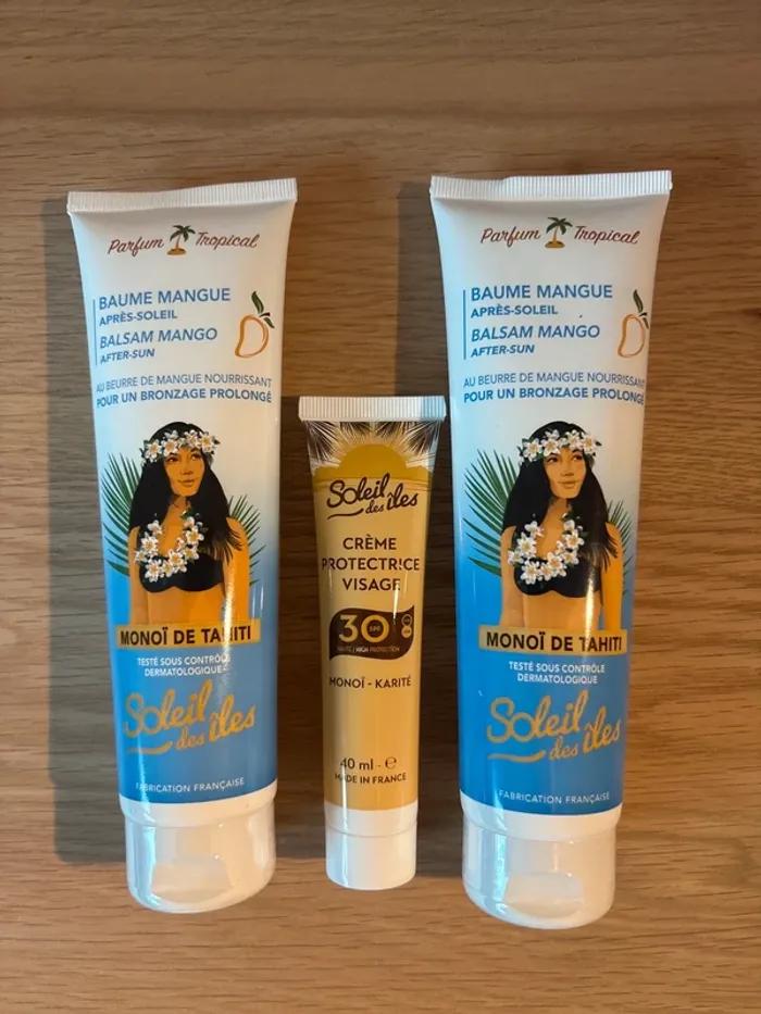 Lot Soleil des Îles – Solaire & Après-soleil