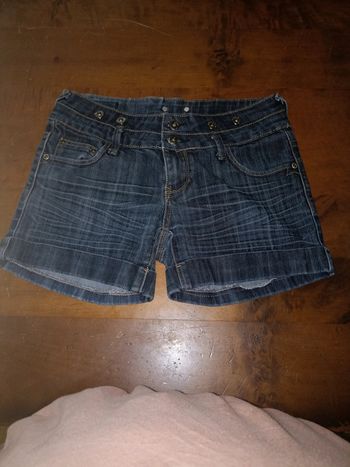 Short en jeans