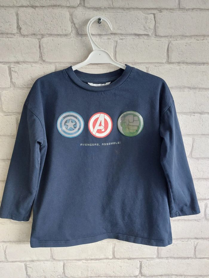 Tee-shirt manches longues Mango Marvel taille 6 ans