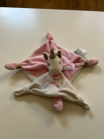 Doudou plat licorne doudou et compagnie