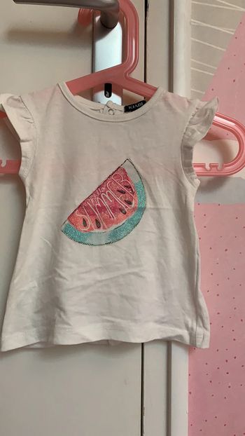 Tee-shirt Kiabi blanc 1M