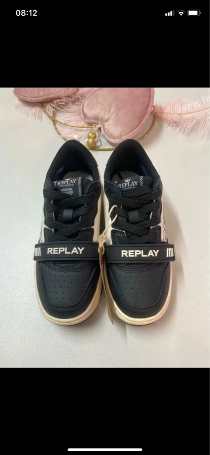 Baskets - Replay – Style urbain affirmé - Taille 31 - photo numéro 3