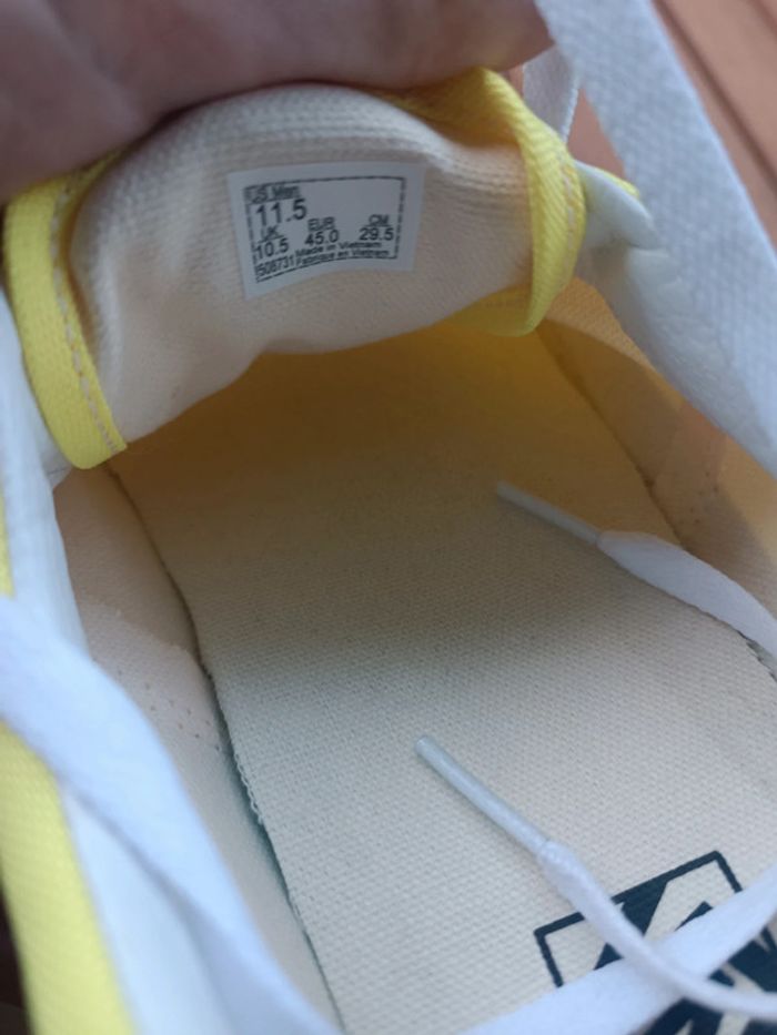 Baskets vans jaune homme 45 - photo numéro 5