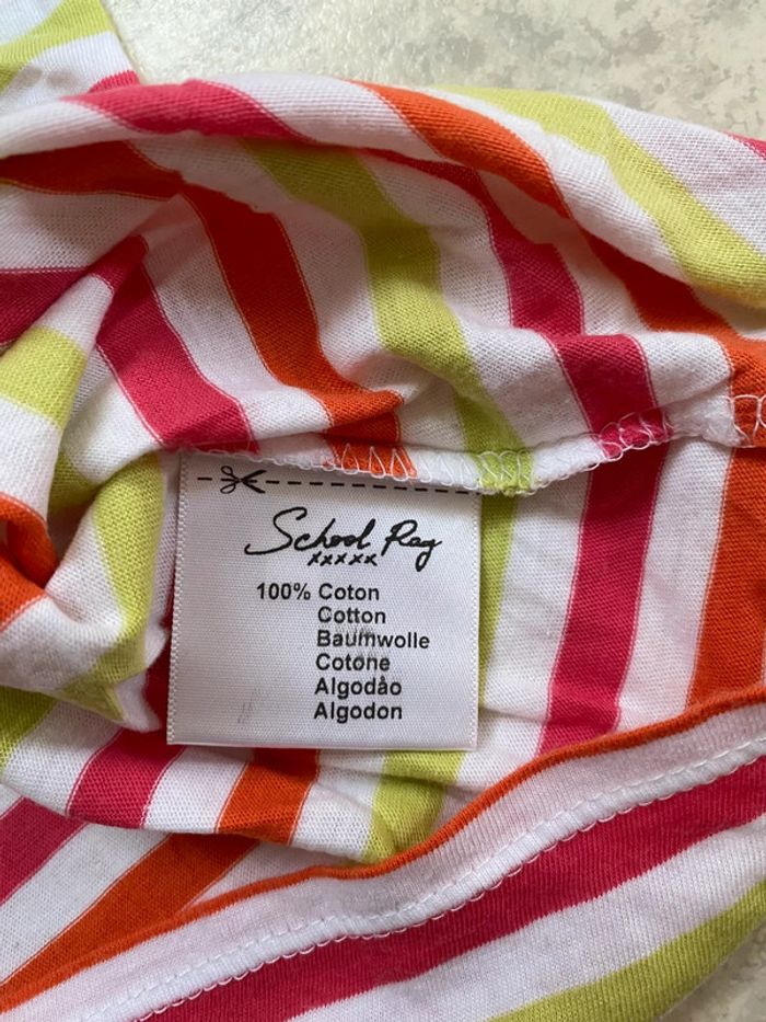 T-shirt rayé School Rag - photo numéro 3