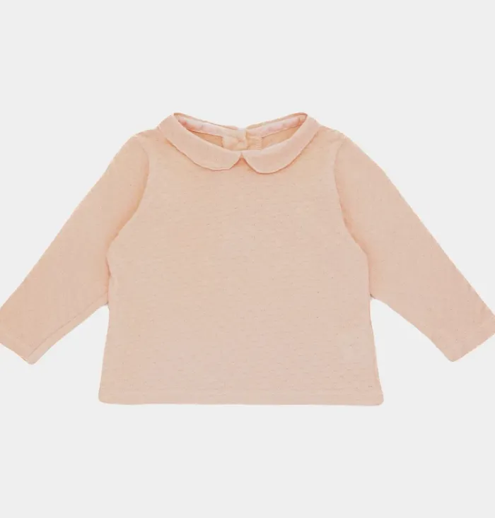 Blouse à manches longues 12 mois en coton Arsène et les pipelettes