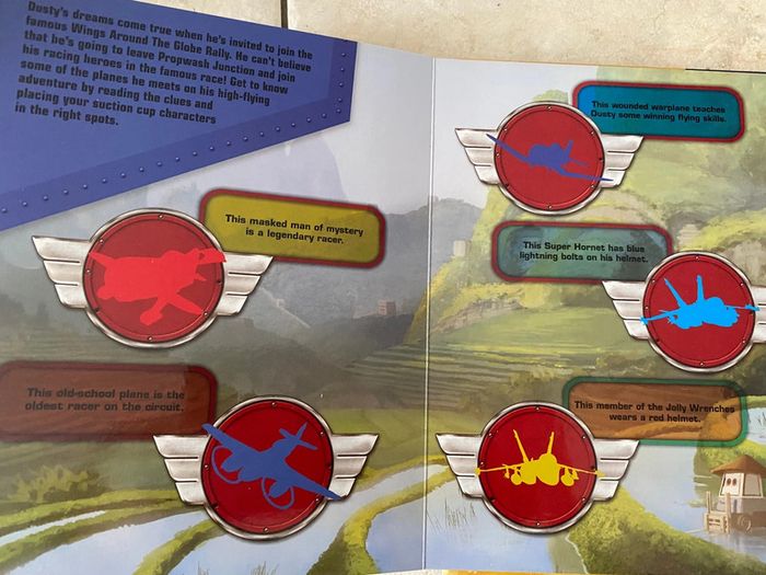 Livre jeu planes à coller - photo numéro 3
