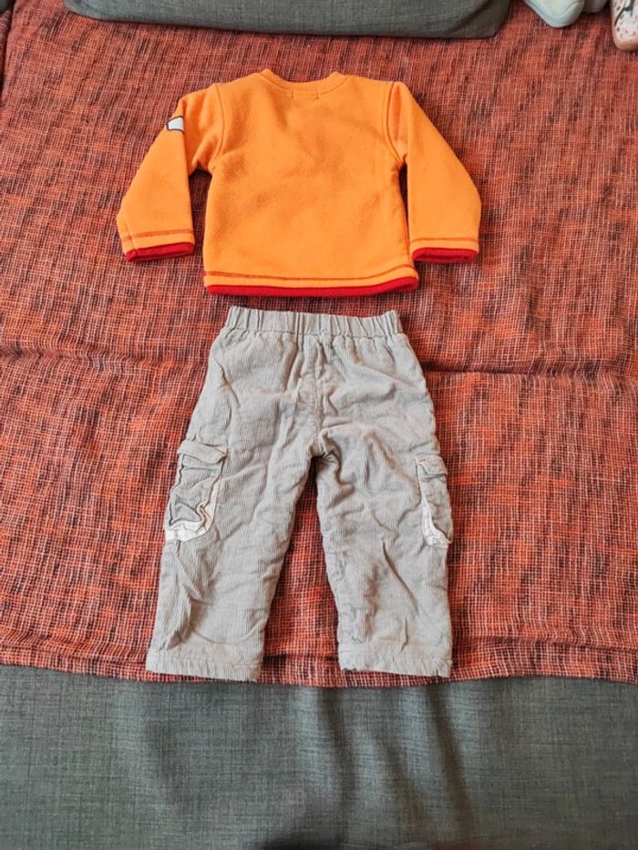 Ensemble pull et pantalon velours - photo numéro 2