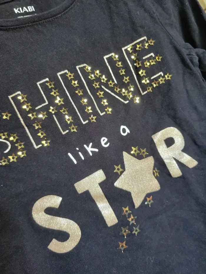 Lot de 2 tee-shirts à manches longues fille 👧 6 ans - photo numéro 6